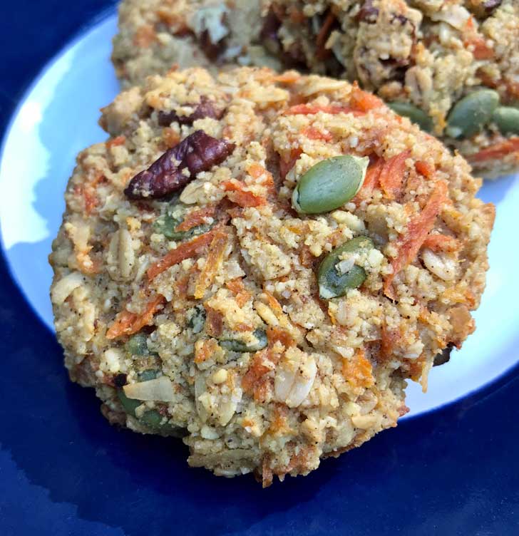 Almond Flour Carrot Cookies