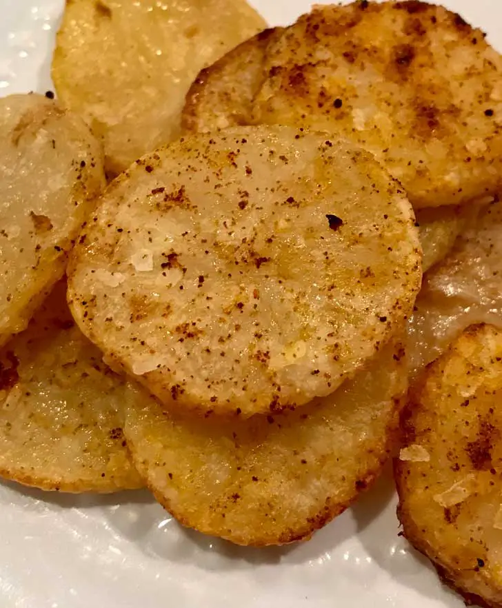 Air Fried Canned Potato Slices