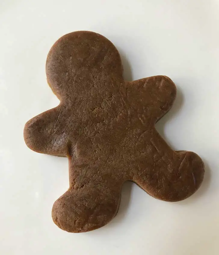 Gingerbread man dough