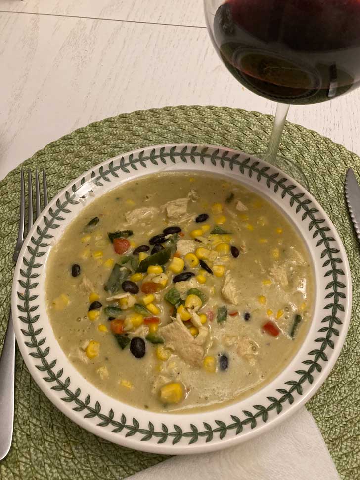 Ace Blender Turkey Poblano Soup