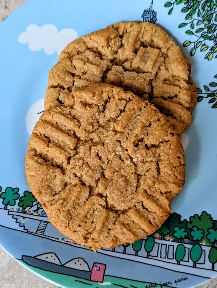 No-Flour Peanut Butter Cookies