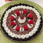 Elegant Raspberry Chocolate Pie