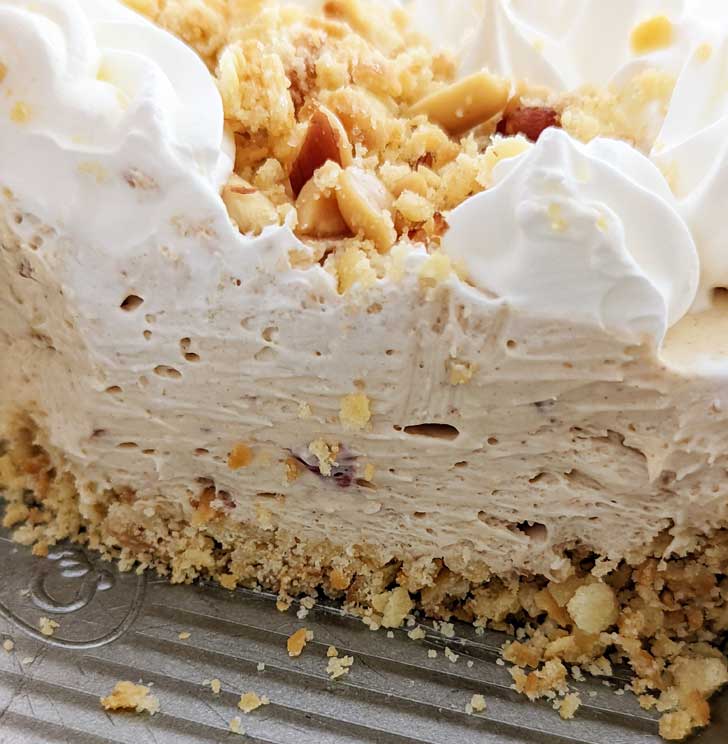 Ritz Cracker Peanut Butter Pie