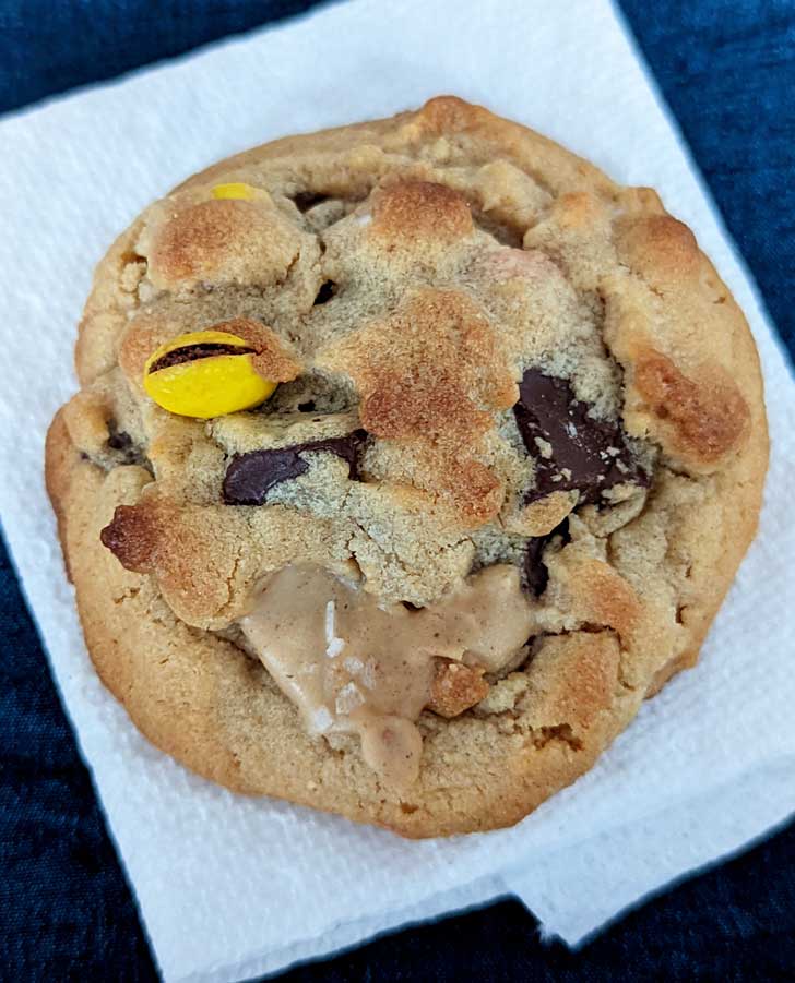 Giant peanut butter cookie like Selma's or Disney