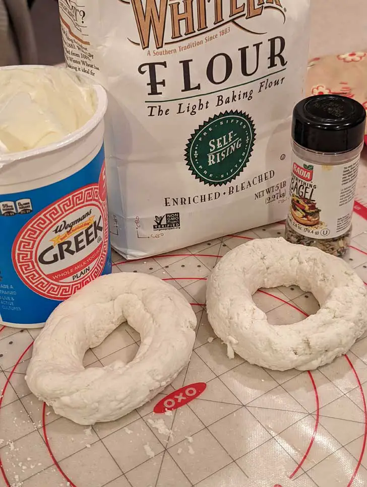 Recipe for Two Ingredient Bagels.