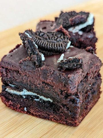 Red Wine Cookie Brownies