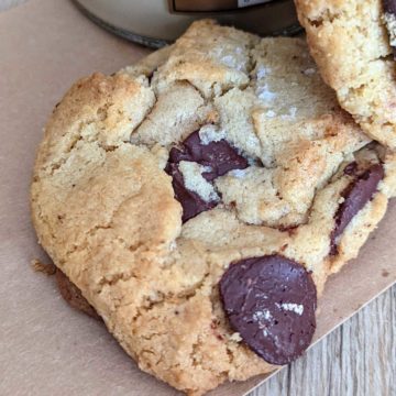 Tahini Brown Butter Chocolate Chunk Cookies