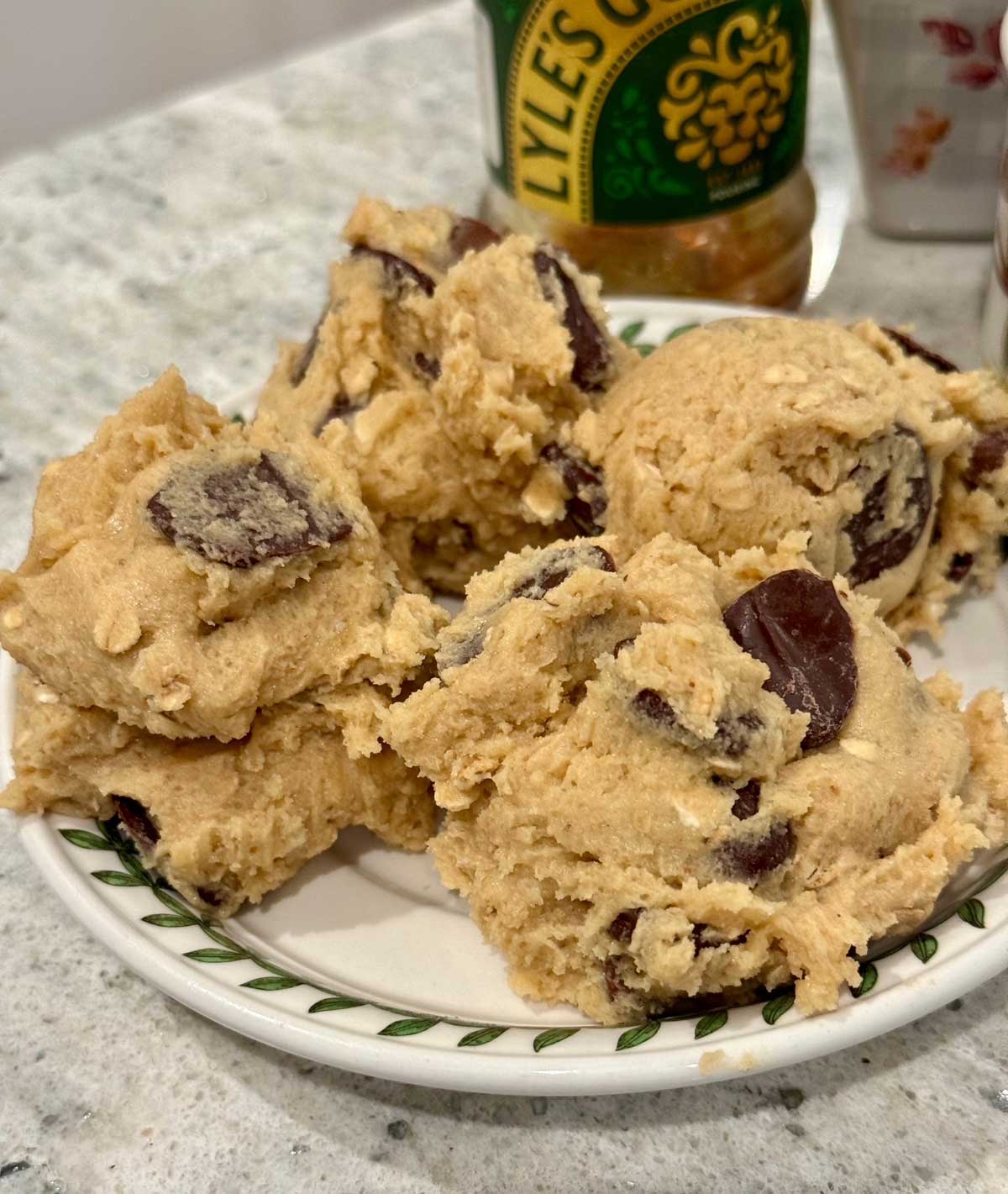 Mini batch of Chick-fil-A copycat cookies in dough form.