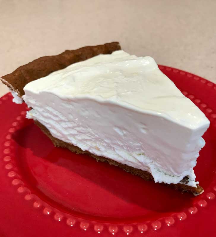 Creamy Lemon Pie with a Gluten-Free Rolled Ginger Pie Crust
