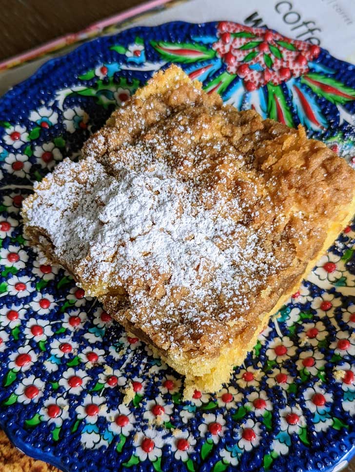 Espresso Crumb Cake recipe from the Lidle Dish.