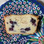 gluten-free blueberry pound cake
