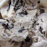 Oreo Cheesecake Ice Cream made from the Jeni's ice cream base recipe.