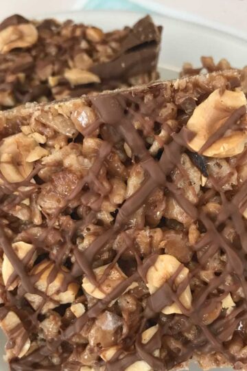 Chocolate Hazelnut Rice Krispies Treats