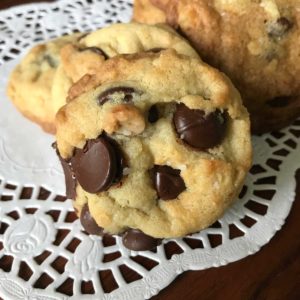 Soft Thick Chocolate Chunk Cookies
