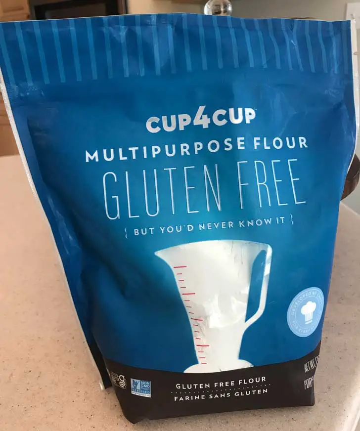 Big blue bag of Thomas Keller's Cup4Cup multipurpose gluten-free flour