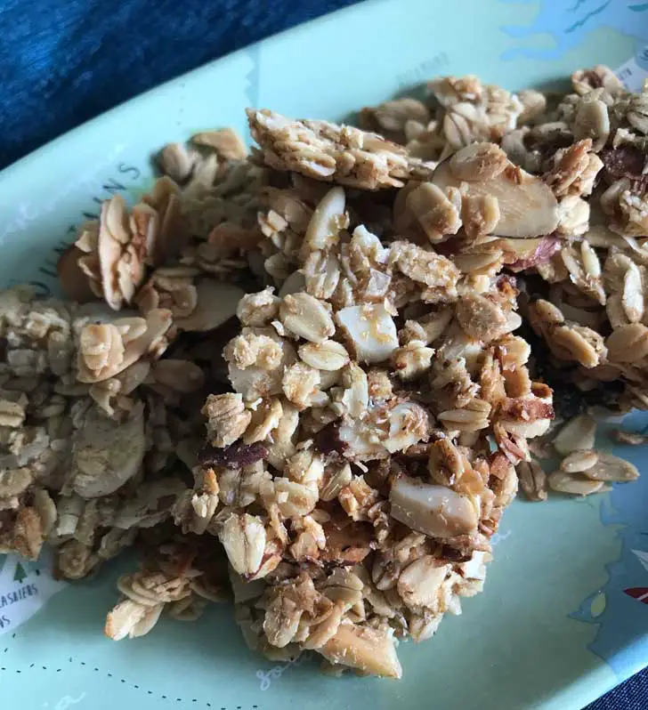Low FODMAP granola with simple ingredients.