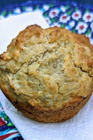 Cooked Oatmeal Muffins made with leftover or prepared oatmeal.