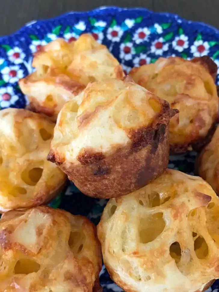 Gluten-Free Cheddar Cheese Breads similar to Brazilian Cheese Bread