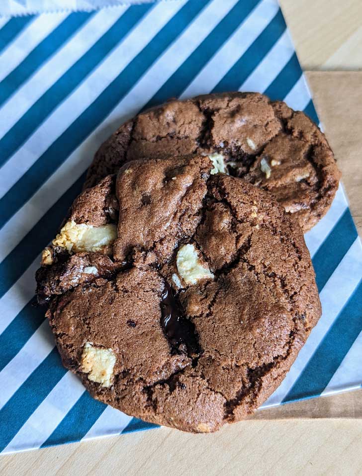 Gluten-Free Cappuccino Chocolate Chunk Cookies made with Thomas Keller's Cup4Cup