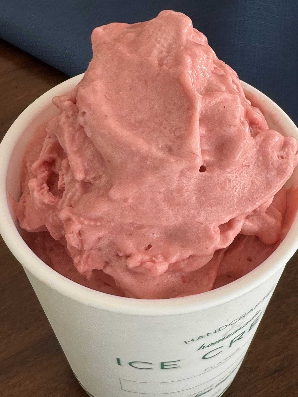 Roasted Strawberry Coconut Milk Ice Cream non-dairy