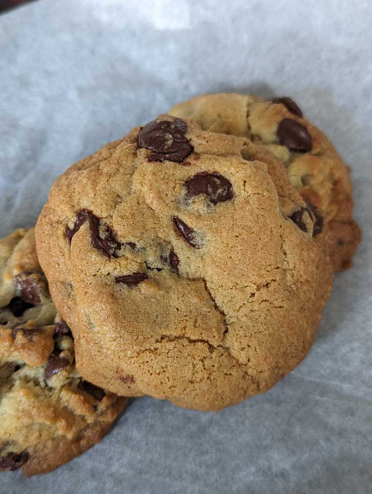 Gluten-Free Chocolate Chip Cookies made with King Arthur Measure for Measure