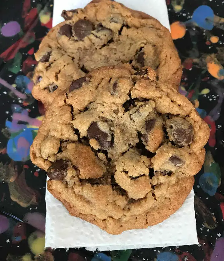 Millet Peanut Butter Chocolate Chip Cookies