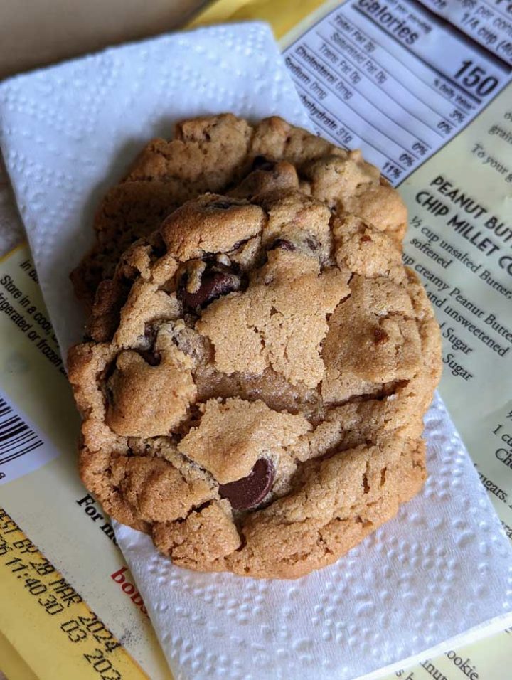 Millet Peanut Butter Chocolate Chip Cookies Cookie Madness