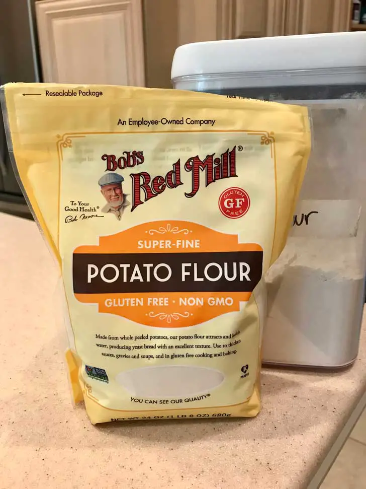 Bob's Red Mill Potato Flour used in the dough.