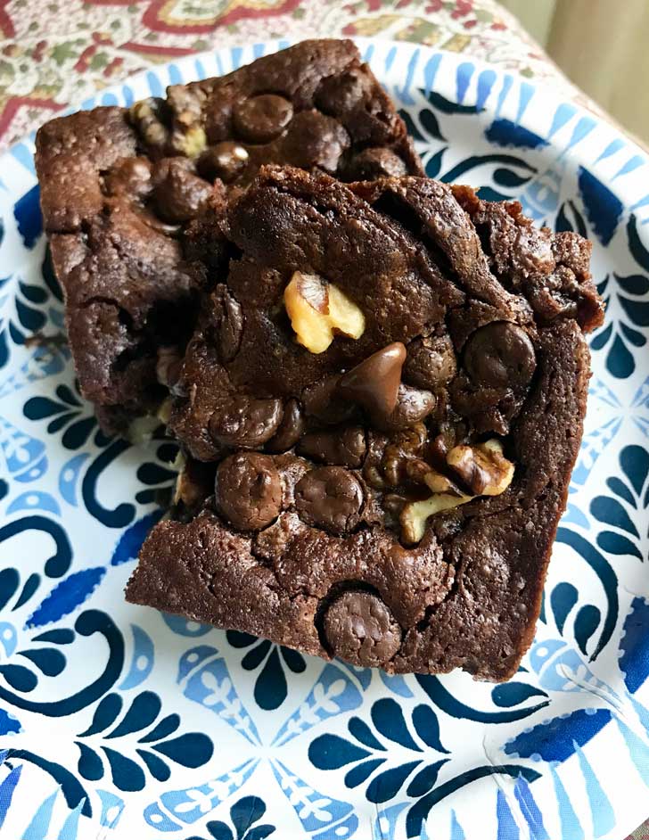 Mini loaf Pan Brownies