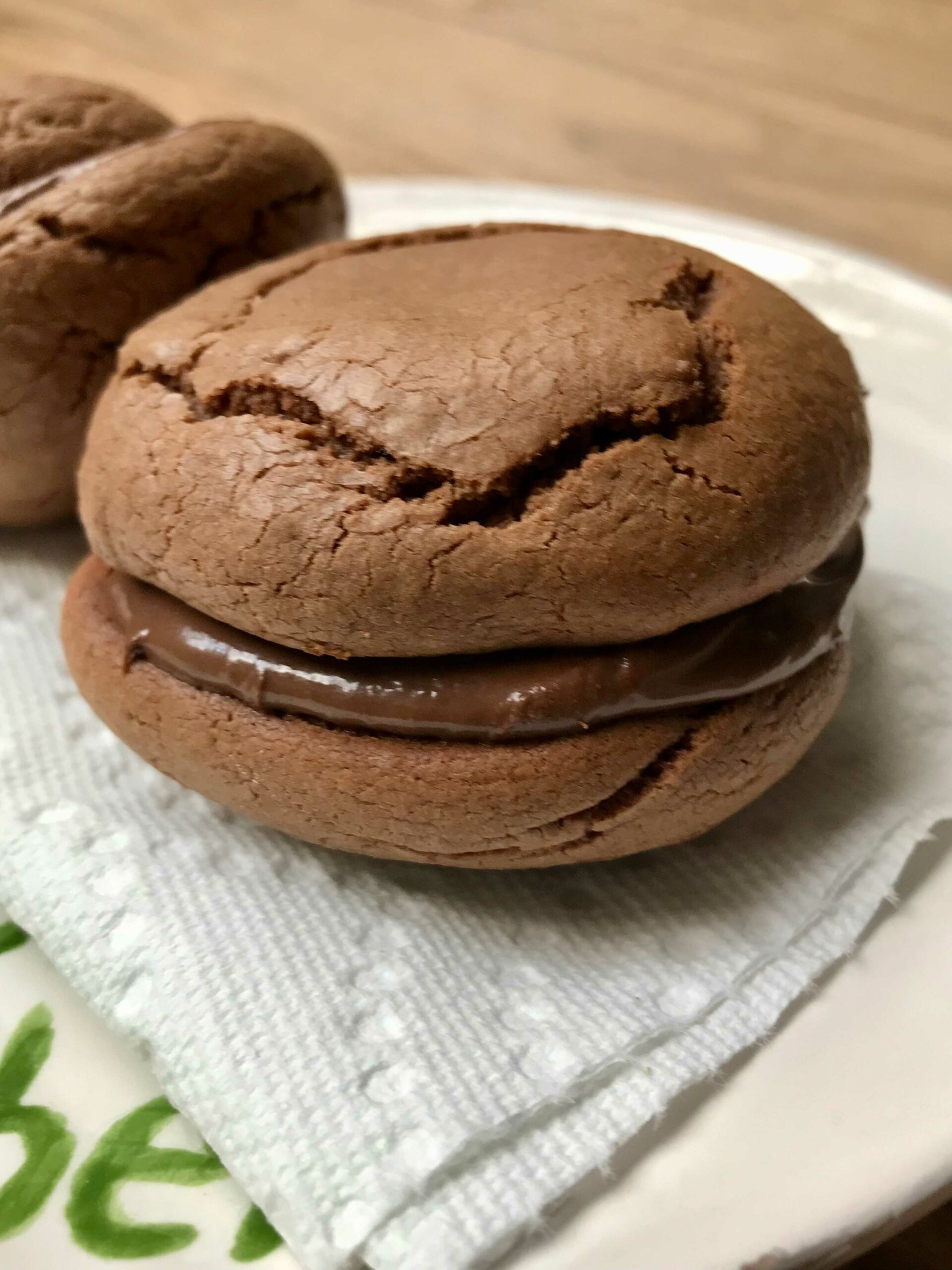 Three Ingredient Nutella Sandwich Cookies.