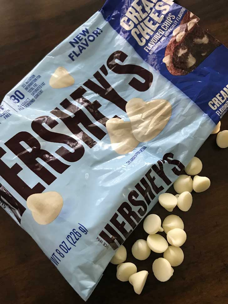 Red Velvet White Chip Cookies with Cream Cheese Flavored Chips