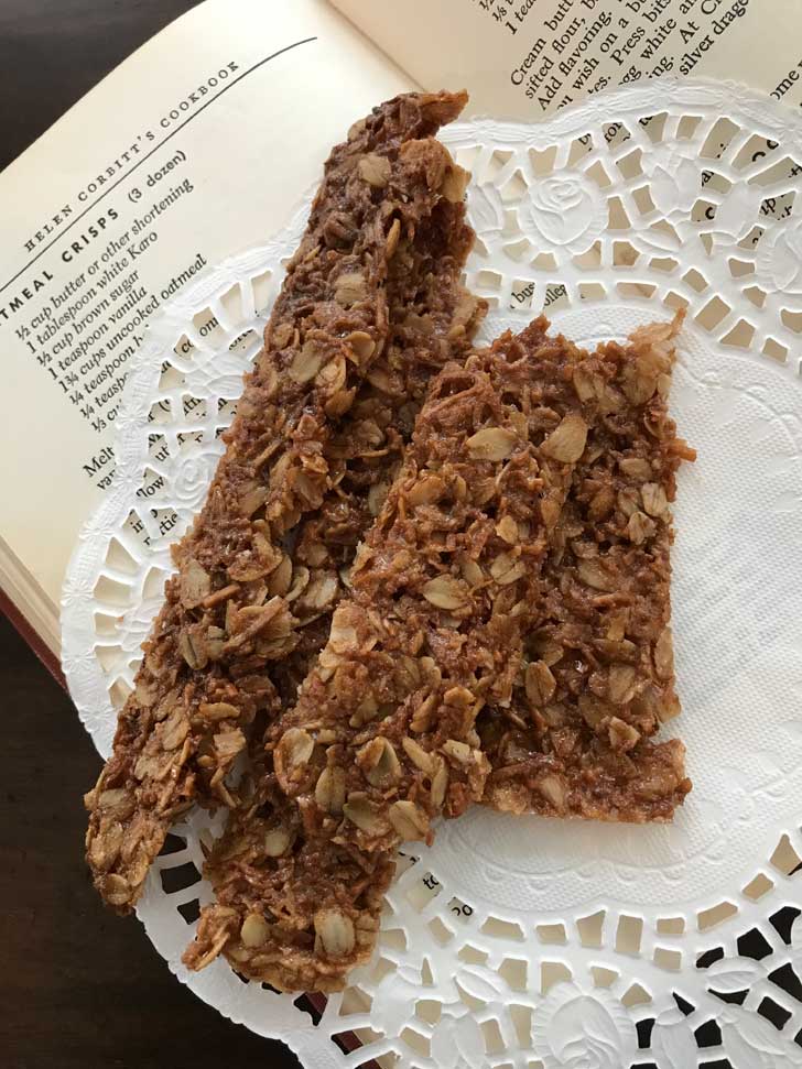 Oatmeal Brittle aka Oatmeal Crisps