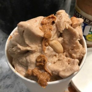 Oat Milk Peanut Butter Ice Cream vegan