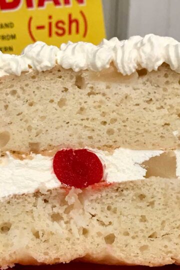 Eggless Pineapple Cake