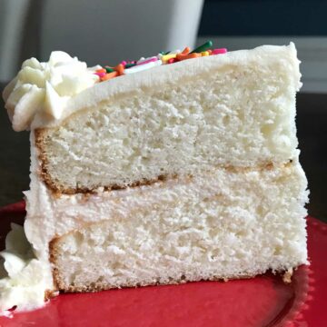 White Cake With Butter