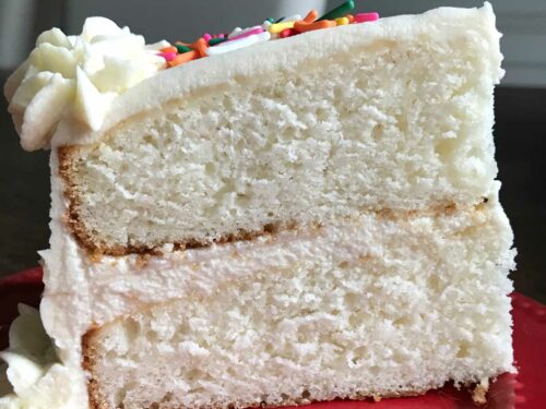 White Cake With Butter