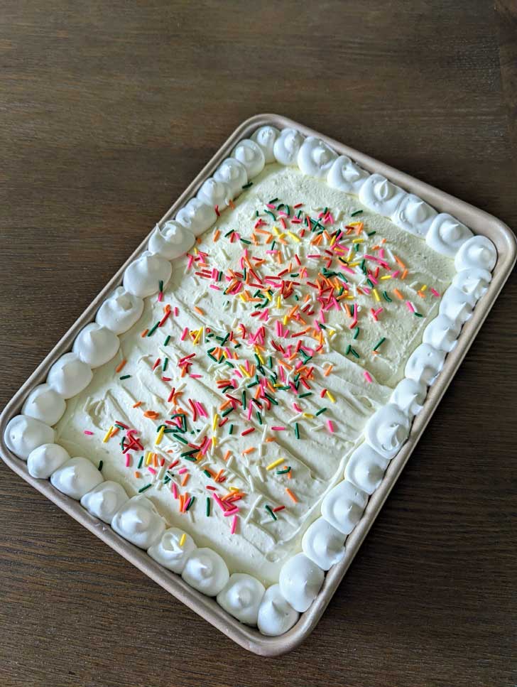 Neapolitan Poke Cake