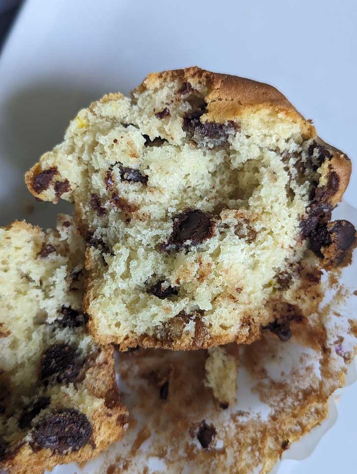 Rich Chocolate Chip Muffins Gluten Free