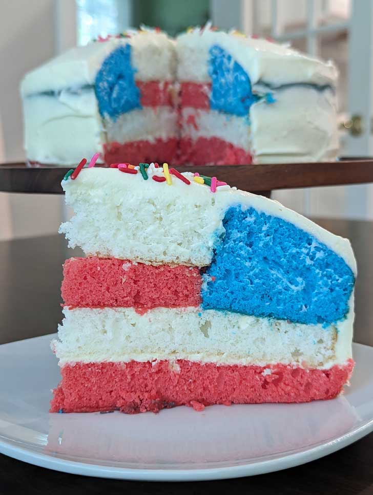 Hidden Flag Cake