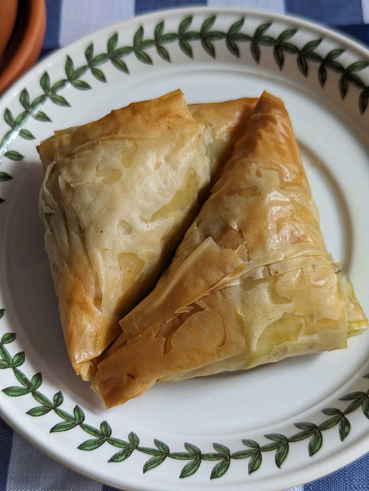 Frozen Vegetable Phyllo Wraps