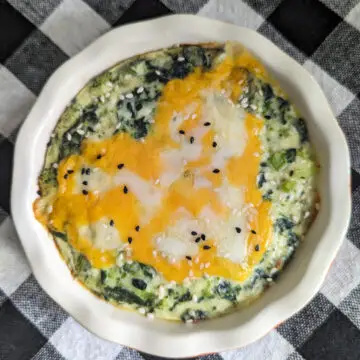 Cottage Cheese Spinach Bake