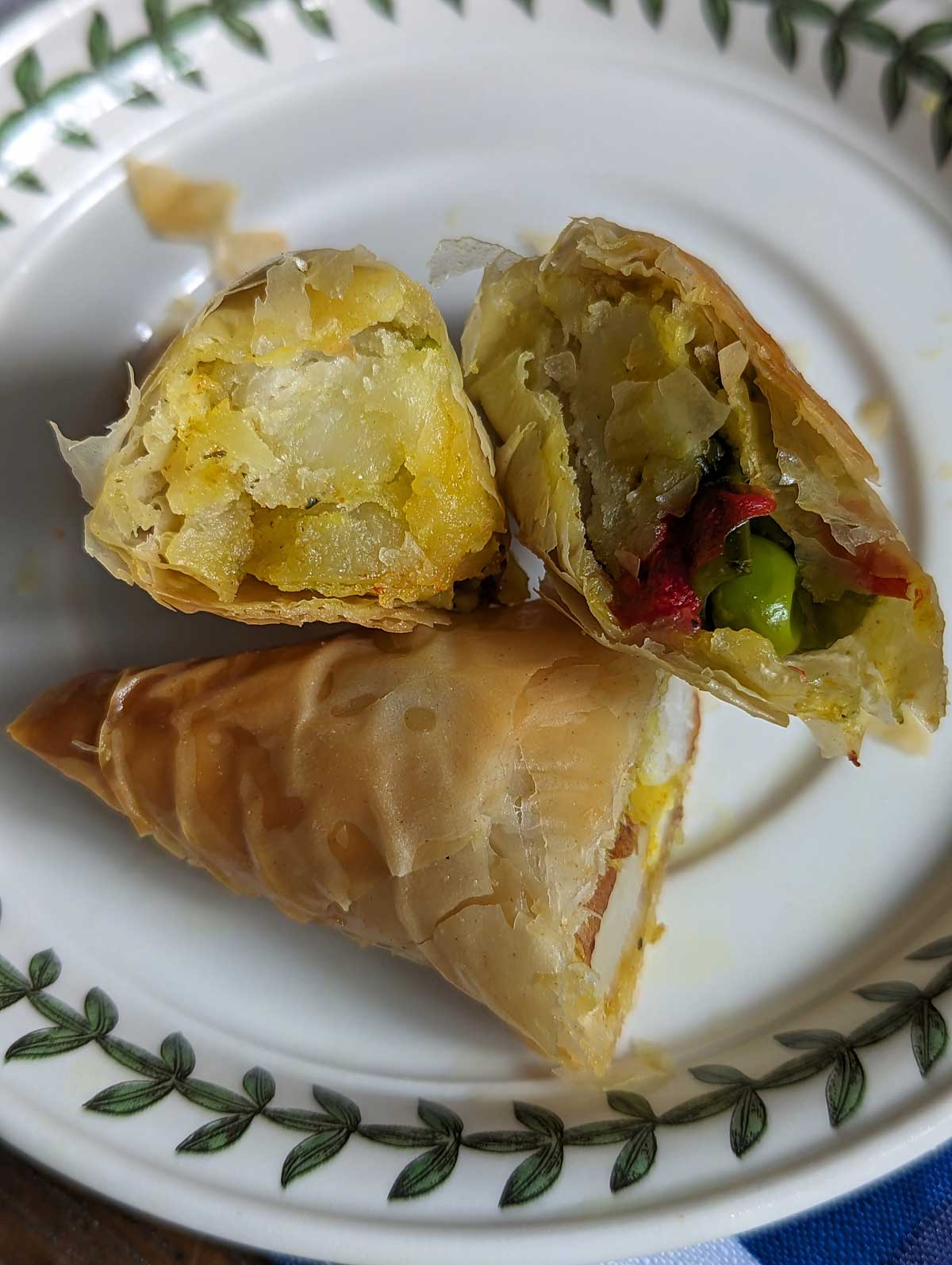 Frozen Vegetable Phyllo Wraps