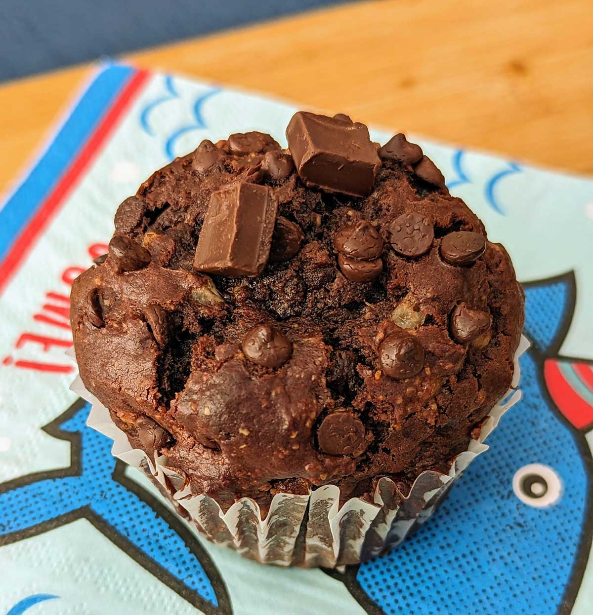Cottage cheese chocolate muffins cookie madness