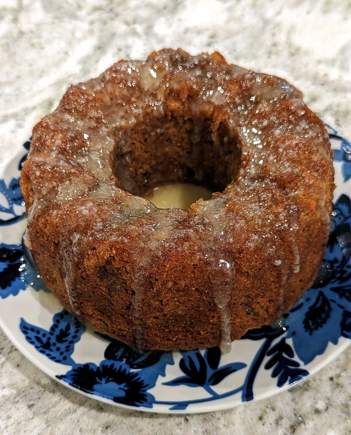 Fig Preserves Cake with Buttermilk Glaze