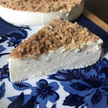 Cottage Cheese Cheesecake Slice