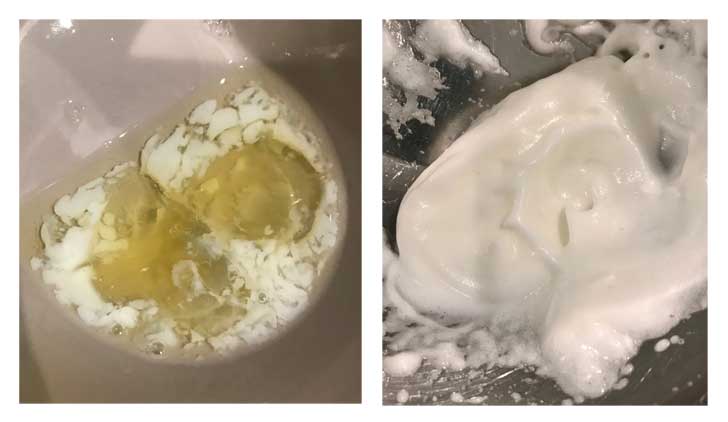 pasteurized egg white whipped
