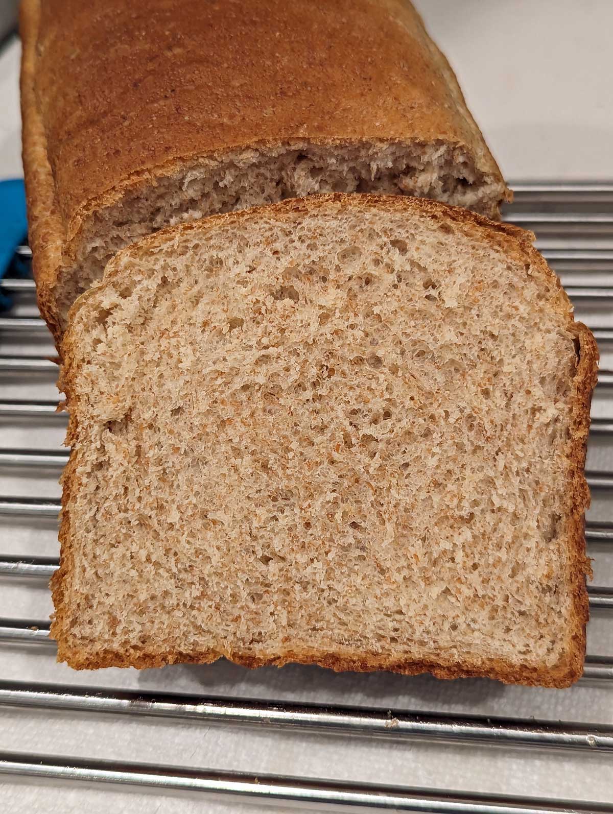 Buttermilk Wheat Bread Slice
