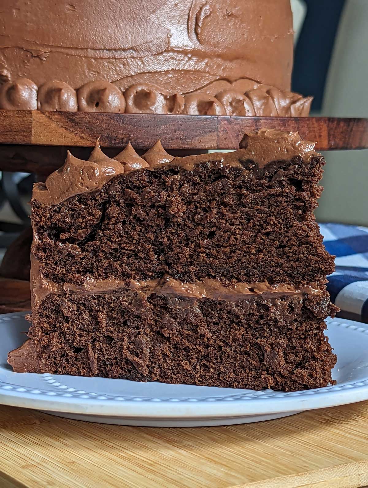 Dr Pepper Chocolate Layer Cake with Silky Chocolate Frosting
