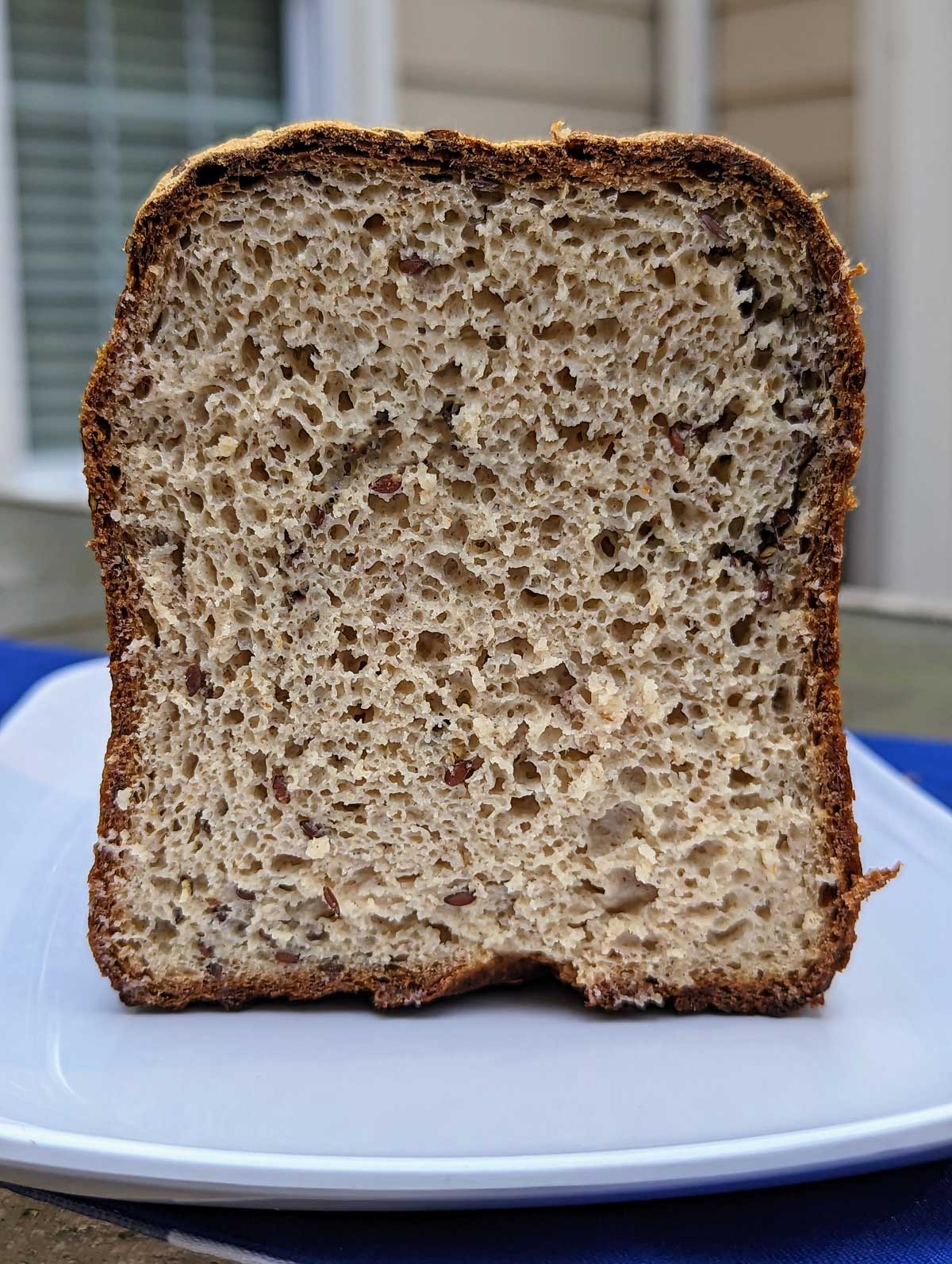 Gluten-free sorghum bread from a 1 pound Pullman