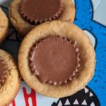 Peanut Butter Cup Cookies recipe that calls for packaged or scratch cookie dough.